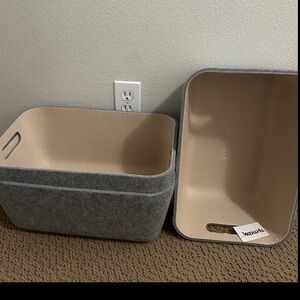 storage bins